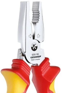 Gedore Szczypce-kombinerki mocne VDE z otulinową izolacją VDE 8250-200 H 1550969 - Kombinerki i obcęgi - miniaturka - grafika 2