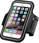 Etui i futerały do telefonów - Mobilari OPASKA ETUI NA RAMIĘ DO BIEGANIA TELEFON 5,5" BIAŁY M222004 - miniaturka - grafika 1