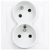 Rozgałęźniki - Solight Gniazdko elektryczne SLIM - miniaturka - grafika 1