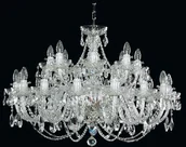 Lampy sufitowe - Elita bohemia Żyrandol kryształowy pałacowy 24-ramienny - Bohemia L 102/24/02 N - miniaturka - grafika 1
