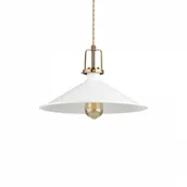 Lampy sufitowe - Ideal Lux Lampa wisząca Eris 238210 klasyczna oprawa w kolorze białym 238210 - miniaturka - grafika 1