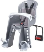 Foteliki rowerowe - Polisport Fotelik rowerowy przedni Bilby Junior RF szaro/srebrny 5604415028175 - miniaturka - grafika 1