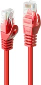 Kable miedziane - Lindy 48186 Kabel sieciowy skrętka) RJ45 Cat.6 U/UTP czerwony 7,5m LY-48186 - miniaturka - grafika 1