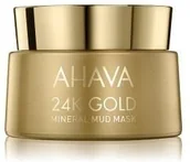 Maseczki do twarzy - Ahava Mineral Mud 24K Gold maseczka do twarzy 50 ml - miniaturka - grafika 1