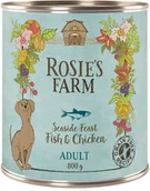 Mokra karma dla psów - Rosie's Farm Rosie's Farm Adult, 6 x 800 g  - Dziczyzna i bażant z łososiem - miniaturka - grafika 1