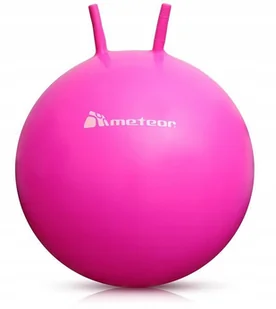 Piłka do zabawy skakania Różowa 55cm z uchwytami - Zabawki i gry sportowe - miniaturka - grafika 6