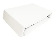 Prześcieradła - tarino Prześcieradło z gumką JERSEY 160x200 POLSKIE GRUBE BIAŁE NN_7_20211213200410 - miniaturka - grafika 1