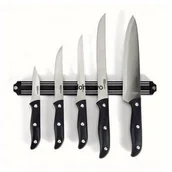Noże kuchenne - NOŻE KUCHENNE 5 szt + LISTWA MAGNETYCZNA - miniaturka - grafika 1