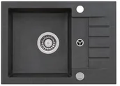 Zlewozmywaki - Alveus GENESIS by AMARO 30 czarny 91 z syfonem POP-UP (9913391P) - miniaturka - grafika 1
