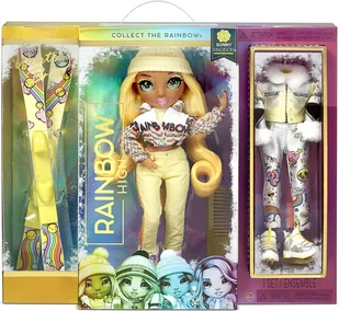 MGA Entertainment Rainbow High Rainbow High Winter Break Fashion Doll Sunny Madison 574774 - Lalki dla dziewczynek - miniaturka - grafika 2