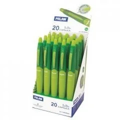 Milan Długopis Capsule zielony (20szt) - Długopisy - miniaturka - grafika 3