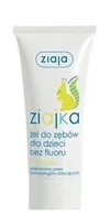 Kosmetyki kąpielowe dla dzieci - Ziaja Ziajka żel do zębów dla dzieci bez fluoru 50ml 54660-uniw - miniaturka - grafika 1