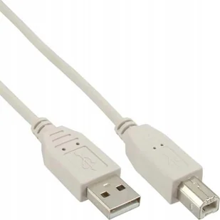 InLine Kabel USB - USB5 m - biały 34555H - Kable USB - miniaturka - grafika 2