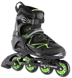 Nils Extreme NA9022 CZARNO/ZIELONE ROZM 39 ŁYŻWOROLKI EXTREME - Rolki - miniaturka - grafika 3