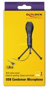 Mikrofony komputerowe - Delock 65939 Czarny - miniaturka - grafika 1