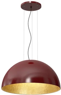 Luminex lampa wisząca 1/2 Bool 1 E27 burgund/złota 80cm 1693 - Lampy sufitowe Luminex lampa wisząca 1/2 Bool 1 E27 burgund/złota 80cm 1693 - Lampy sufitowe - miniaturka - grafika 1