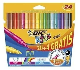 Flamastry Visa pudełko 20 + 4 sztuki - Przybory szkolne - miniaturka - grafika 4