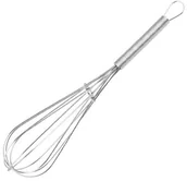 Przybory do gotowania - Zenker 42861 trzepaczka do piany z otworami do zawieszenia 20 x 4,5 cm na szelkach wykonana ze stali nierdzewnej, srebrny, 20 x 4,5 x 4,5 cm 42861 - miniaturka - grafika 1