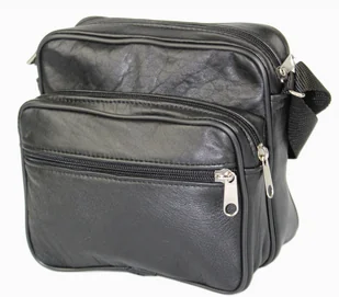 PolskaGalanteria.pl Torba męska skórzana PolskaGalanteria (PL) Pozioma Skóra Naturalna KASKADA 17,5 x 17 x 8,5 [cm] - Torby męskie - miniaturka - grafika 2