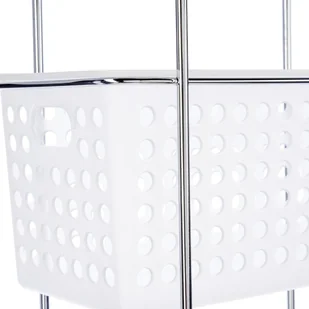 Instant D'o Regał łazienkowy/półki na przybory  INSTANT D'O, 3 poziomy, biało-brązowa - Półki łazienkowe - miniaturka - grafika 5