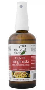 Your Natural Side 100% naturalna woda z oczaru wirginijskiego - Your Natural Side Oczaru Spray 100% naturalna woda z oczaru wirginijskiego - Your Natural Side Oczaru Spray - Toniki i hydrolaty do twarzy - miniaturka - grafika 2
