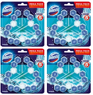 Domestos Trio Power 5 Lawenda Zawieszka Wc 12szt - Środki do WC - miniaturka - grafika 2