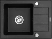 Zlewozmywaki - Maidsinks 62x44 1B 1D czarny 2_310568 - miniaturka - grafika 1