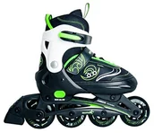 Rolki - authentic sports & toys GmbH muuwmi regulowany kinderin Liner, czarny, 33-36 426 - miniaturka - grafika 1