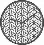 Zegary - Nextime Zegar ścienny Bella Mirror grey by 3194 GS - miniaturka - grafika 1