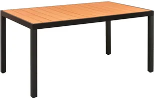 vidaXL 7-częściowy zestaw mebli ogrodowych, czarno-brązowy 3060055 - Meble ogrodowe - miniaturka - grafika 8