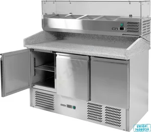 Yato STÓŁ CHŁODNICZY DO PIZZY 368L 6xGN1/4 YG-05305 - Szafy i witryny chłodnicze - miniaturka - grafika 2