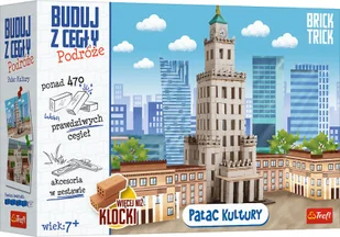 Trefl Brick Trick Buduj z cegły Pałac Kultury XL 382742 - Zabawki konstrukcyjne - miniaturka - grafika 2