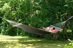 Amazonas Hamak z drążkiem American Dream, szary - Hamaki - miniaturka - grafika 14
