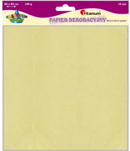 Papier dekoracyjny a"10 szt.120g.20x20cm 20657 - Szkolne artykuły papiernicze - miniaturka - grafika 2