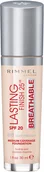 Podkłady do twarzy - Rimmel LASTING FINISH 25HR - BREATHABLE - Ultralekki, kryjący podkład - 102 - LIGHT NUDE RIML2UPO-YPO-03 - miniaturka - grafika 1