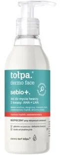 Tołpa SEBIO+ GŁĘBOKO OCZYSZCZAJĄCY ŻEL Z PEELINGIEM 195ML - Żele do mycia twarzy - miniaturka - grafika 2