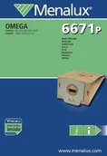 Worki do odkurzaczy - Menalux 6671p/10 worków do odkurzacza/worki Bomann/Hanseatic/Omega/Privileg 900196167 - miniaturka - grafika 1