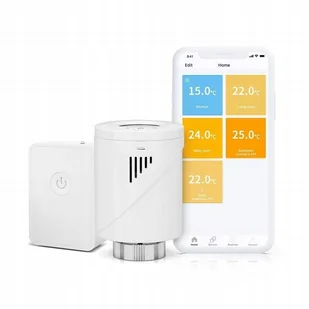 Meross Meross głowica termostatyczna WiFi MTS100H MTS100H - Systemy inteligentnych domów - miniaturka - grafika 2