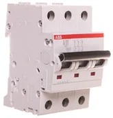Bezpieczniki elektryczne - ABB Wyłącznik nadprądowy 3P B 20A 6kA AC S203-B20 2CDS253001R0205 - miniaturka - grafika 1