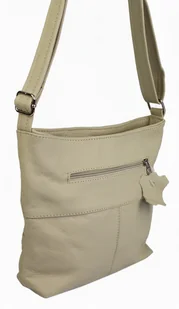 Magre (PL) Torebka Skórzana (PL) Iza Listonoszka Skóra Naturalna BEŻOWA - Torebki damskie - miniaturka - grafika 3