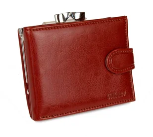 Wilmar (PL) Portfel Damski (PL) 10 cm Klamra Skóra Włoska WIL_P10 10 x 9 x 2 [cm] - Portfele - miniaturka - grafika 16