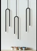Lampy sufitowe - Ramko Fork Wisząca 66319 CZARNA - miniaturka - grafika 1