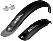 Błotniki rowerowe - SIMPLA Błotniki KIDO SDL 20" kpl czarno-tytanowe - miniaturka - grafika 1