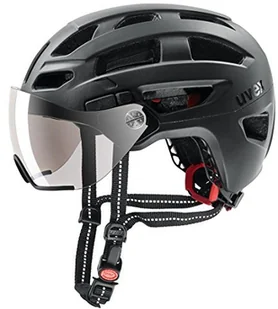 UVEX finale Visor City Trekking kask rowerowy czarna 2018, 52-57cm S4107530315 - Kaski rowerowe - miniaturka - grafika 2