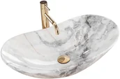 Umywalki - Rea Umywalka nablatowa Royal Granit - miniaturka - grafika 1