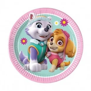 Procos Talerzyki papierowe "Paw Patrol Skye and Everest", PROCOS, 20 cm, 8 szt 90275 - Naczynia i sztućce jednorazowe - miniaturka - grafika 2