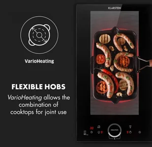 Płyta elektryczna do zabudowy Klarstein CP4-Delicatessa-Slim - Płyty elektryczne do zabudowy - miniaturka - grafika 3