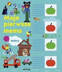 Adamada Moje pierwsze memo. Kolory Mathy Vincent - Książki edukacyjne - miniaturka - grafika 2
