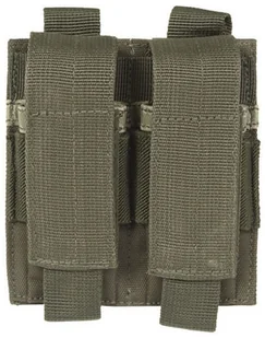 Mil-Tec Ładownica na 2 magazynki pistoletowe - olive (13495501) 13495501 - Odzież taktyczna i umundurowanie Mil-Tec Ładownica na 2 magazynki pistoletowe - olive (13495501) 13495501 - Odzież taktyczna i umundurowanie - miniaturka - grafika 1