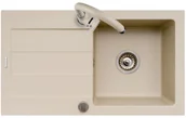 Zlewozmywaki - Pyramis SENAR 2 beżowy - miniaturka - grafika 1